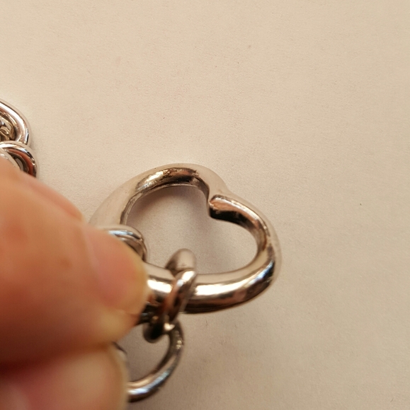 Heart chain bracelet - Picture 6 of 8